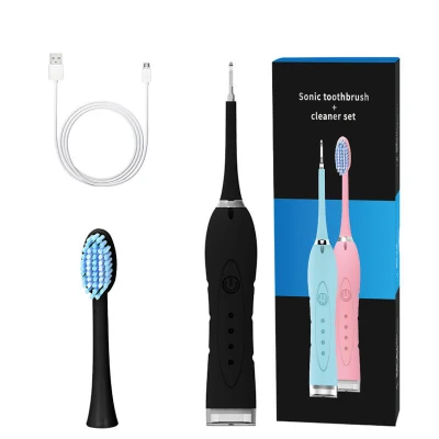 Brosse à dents électrique ultrasonique de haute qualité, Rechargeable par USB, pour soins buccaux, nettoyage en profondeur